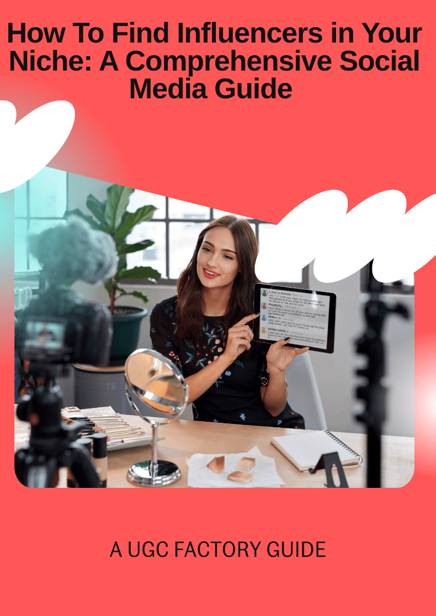 Smiling woman holds tablet near camera, showcasing influencer marketing strategies for social media success.