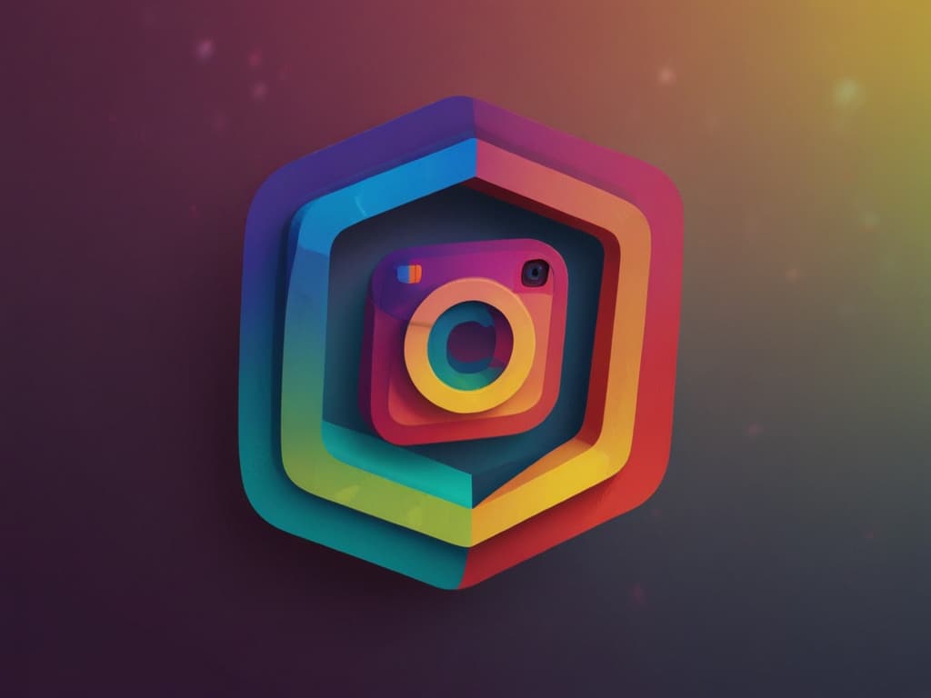 Colorful 3D Instagram logo on gradient background; branding and social media growth concept for 2025 strategies.